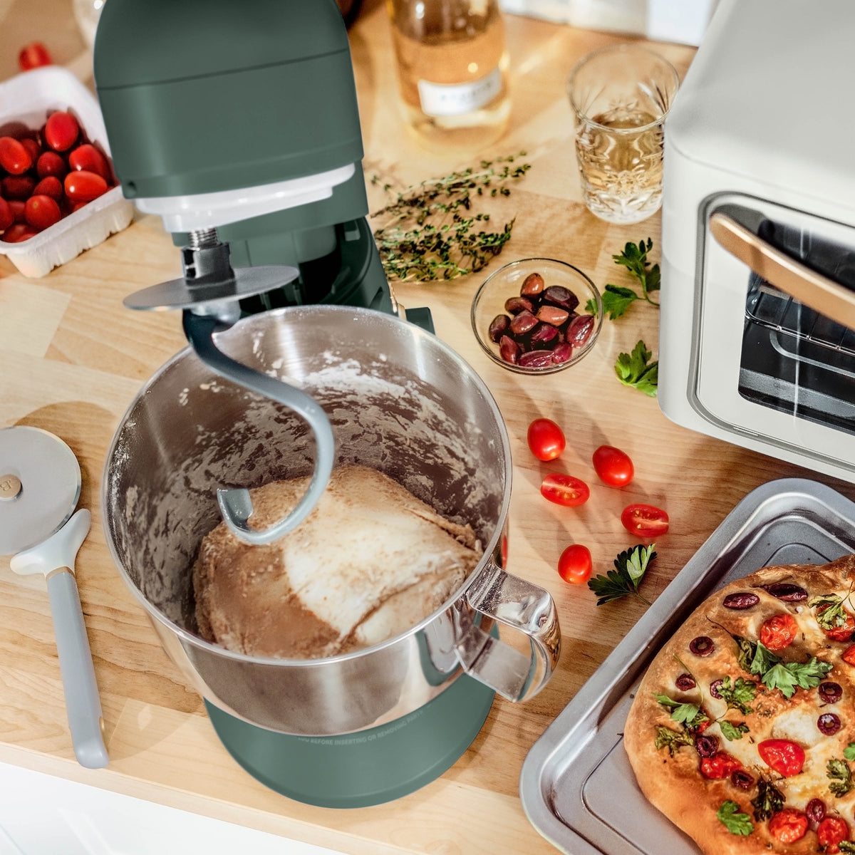 Beautiful 5.3 Qt Stand Mixer, Lightweight & Powerful with Tilt-Head, Chocolate by Drew Barrymore