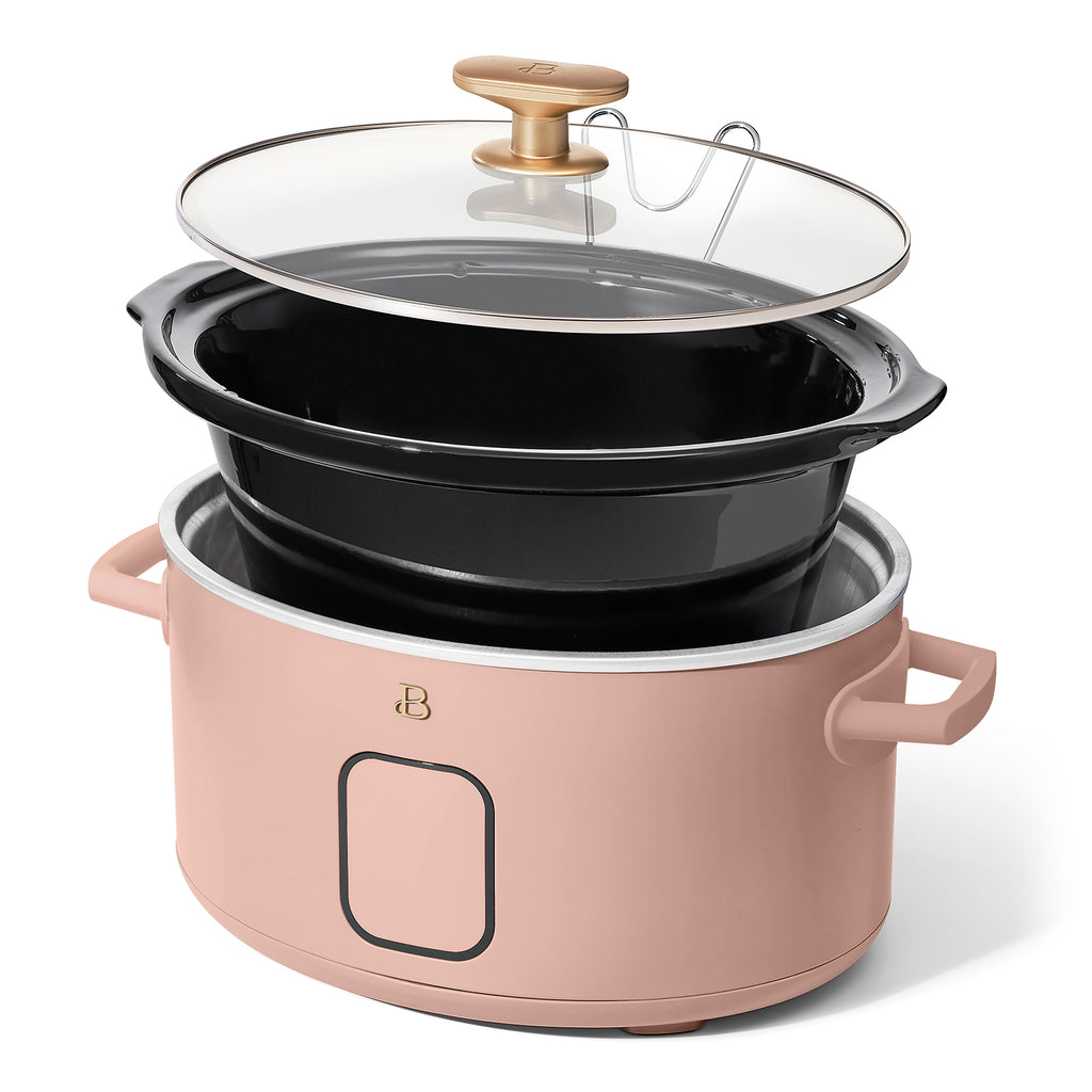 Beautiful 6 Qt Programmable Slow Cooker, Thyme Green by Drew Barrymore