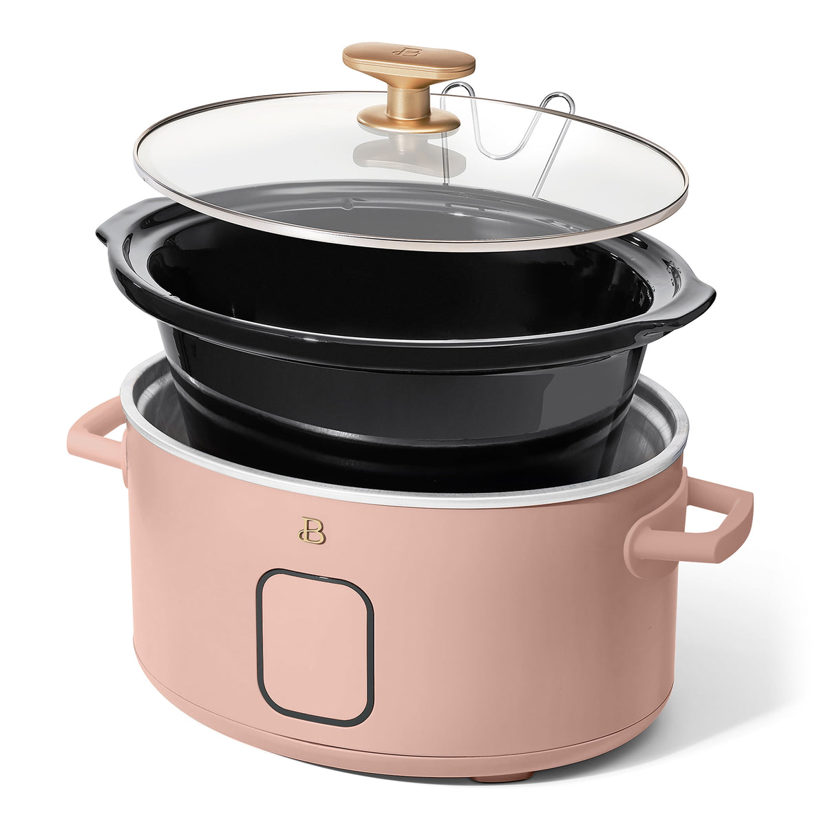 Beautiful 6 Qt Programmable Slow Cooker, Thyme Green by Drew Barrymore