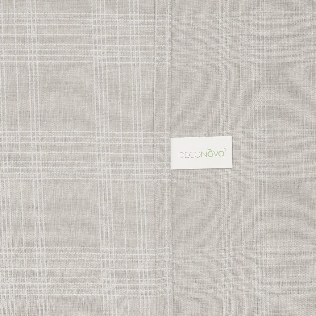 Deconovo Square Tablecloth with Waterproof Finish, Easy-Clean Polyester Table Cover, 54 x 54 Inch, Dark Gray