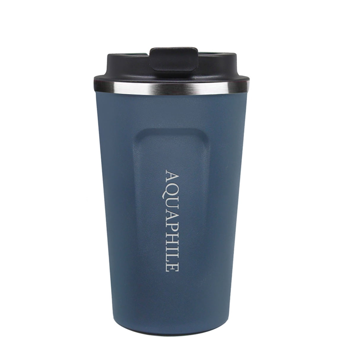 Aquaphile 17oz Coffee Mug to Go Stainless Steel Thermos Double Wall Insulated Coffee Cup Reusable Travel Mug with Leak proof Lid, White