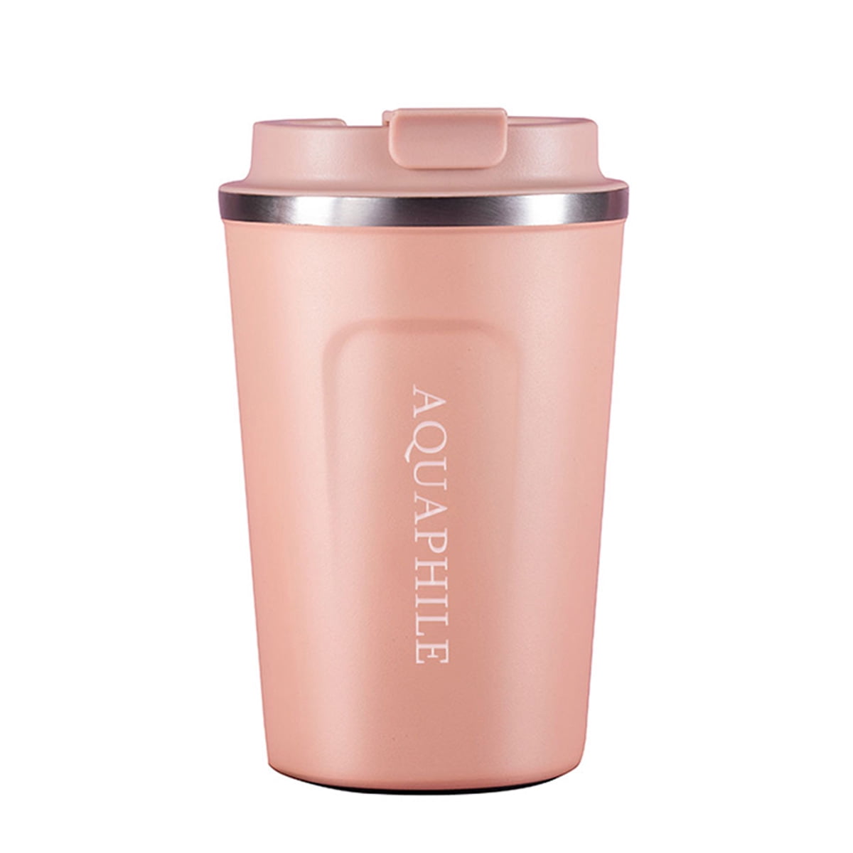 Aquaphile 17oz Coffee Mug to Go Stainless Steel Thermos Double Wall Insulated Coffee Cup Reusable Travel Mug with Leak proof Lid, White