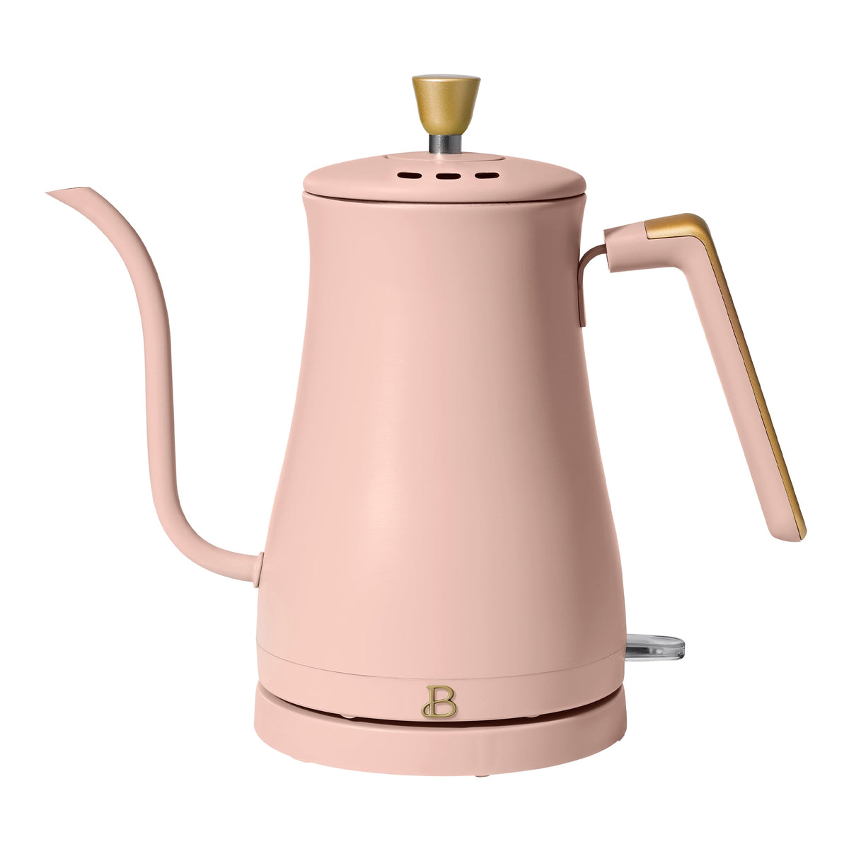 Beautiful 1-Liter Electric Gooseneck Kettle 1200 W, Chocolate by Drew Barrymore