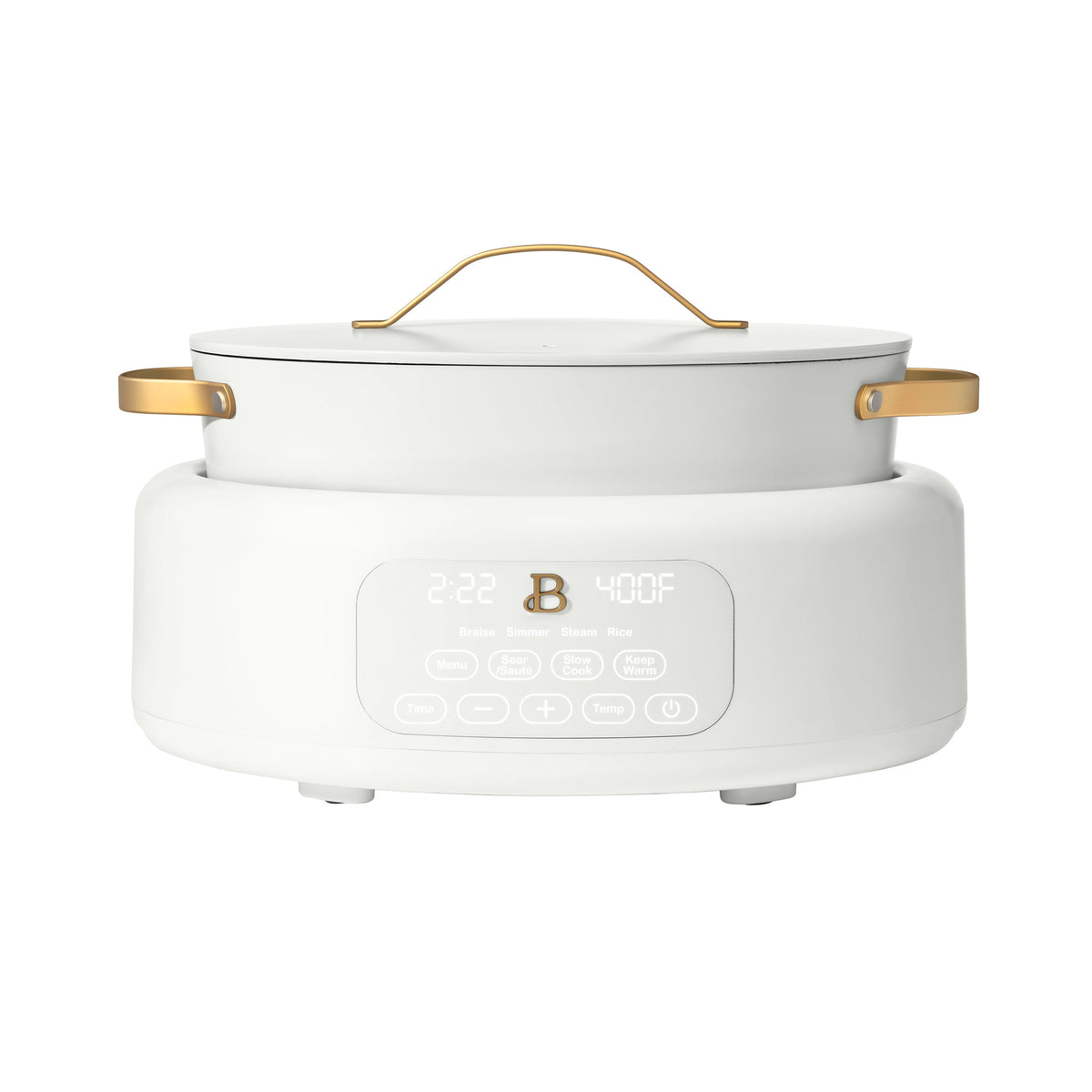 Beautiful 10 in 1, 6 Qt Electric Multi-Cooker, Thyme Green by Drew Barrymore