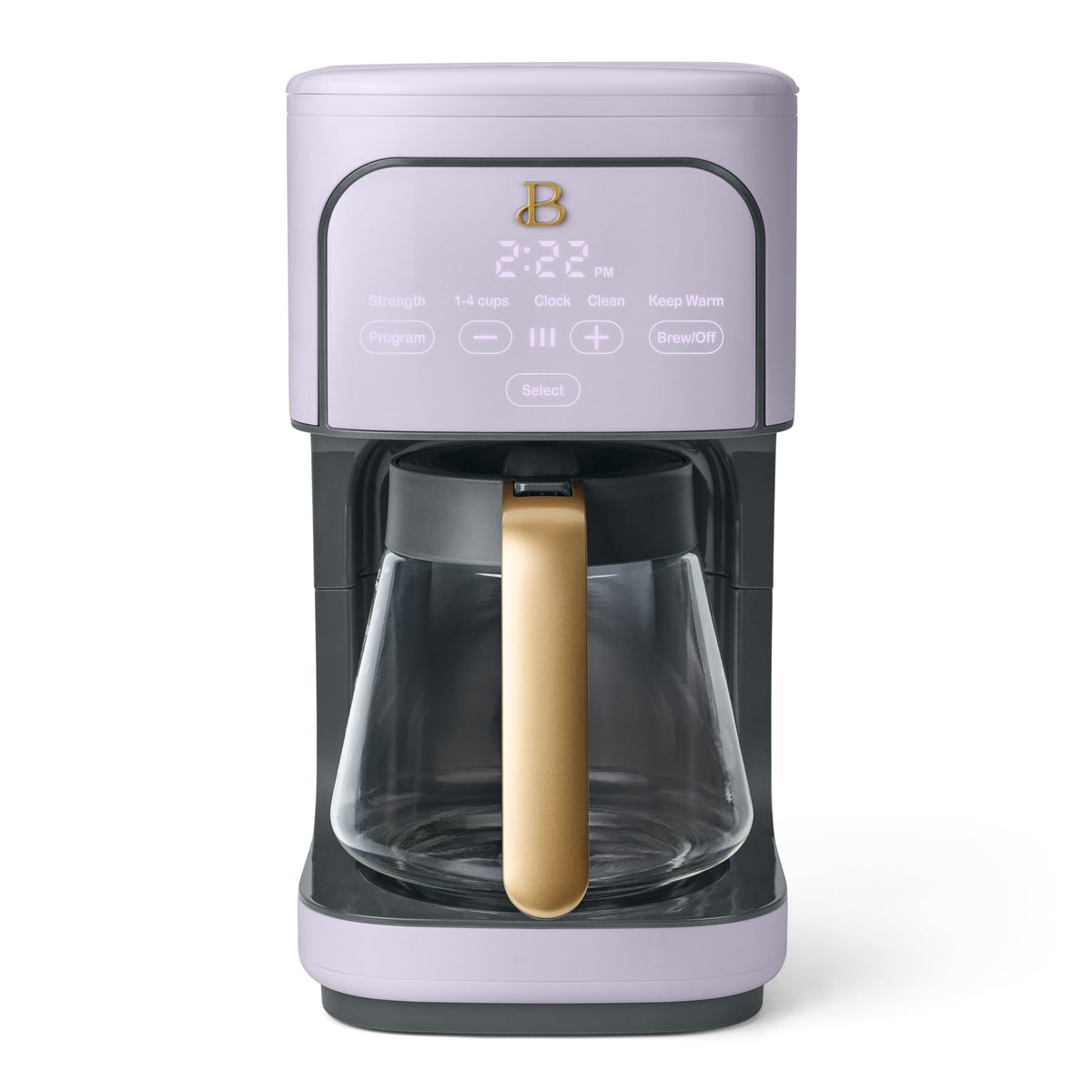 Beautiful 12 cup Programmable Coffee Maker, Thyme Green by Drew Barrymore