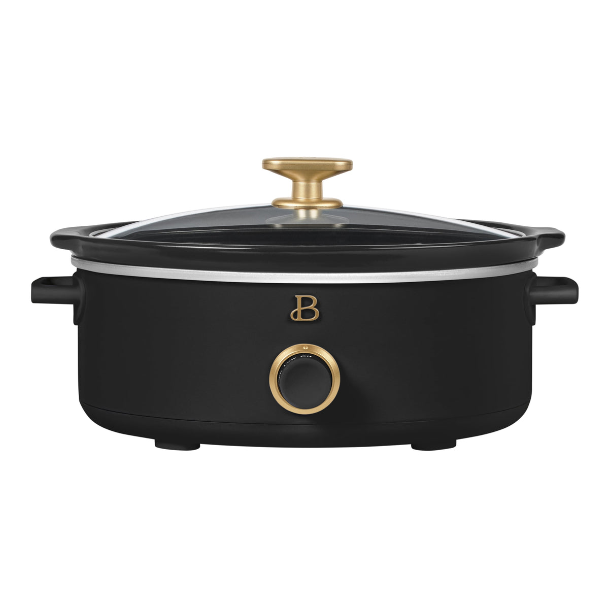 Beautiful 2.5 Qt Dip and Serve Manual Slow Cooker, Chocolate by Drew Barrymore