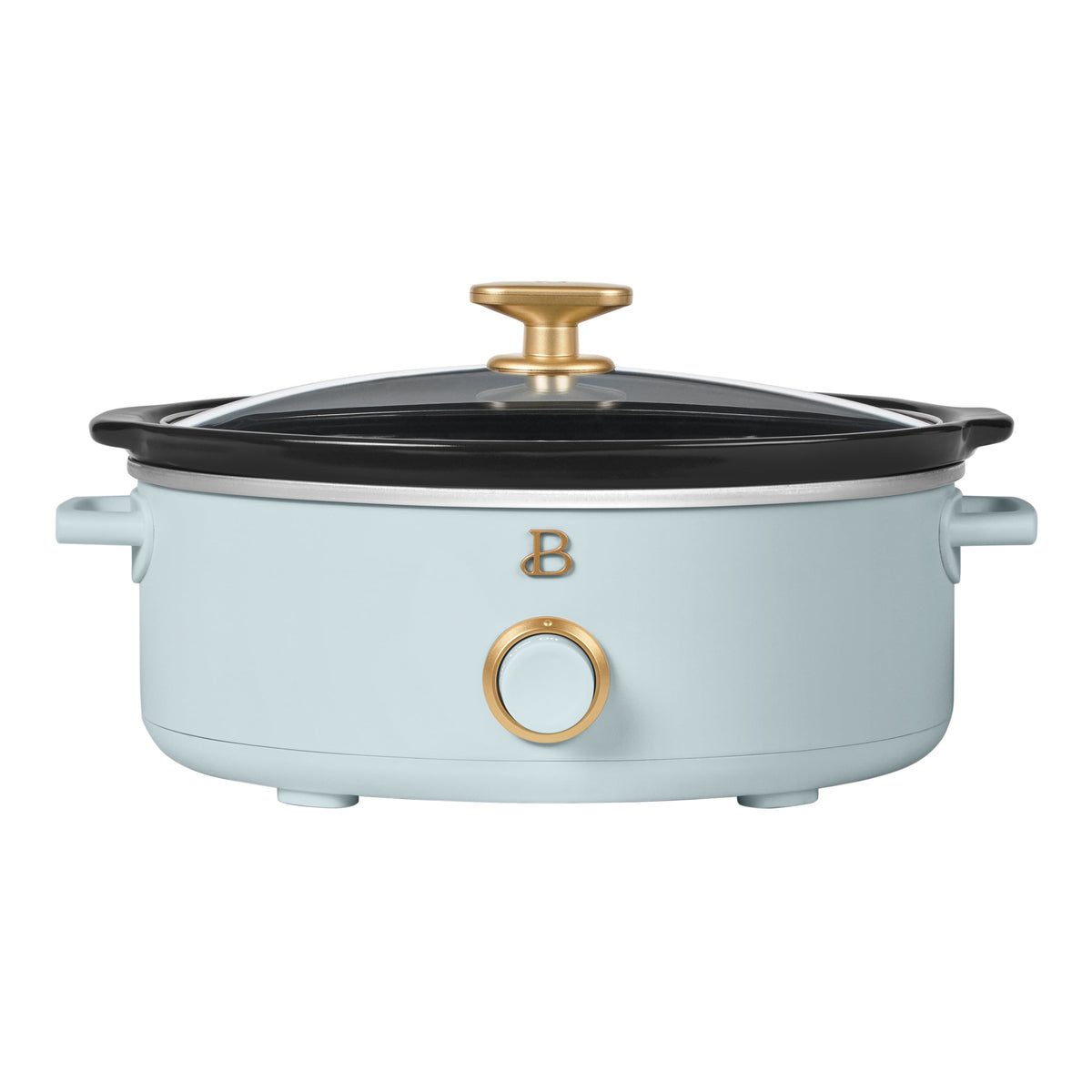 Beautiful 2.5 Qt Dip and Serve Manual Slow Cooker, Chocolate by Drew Barrymore