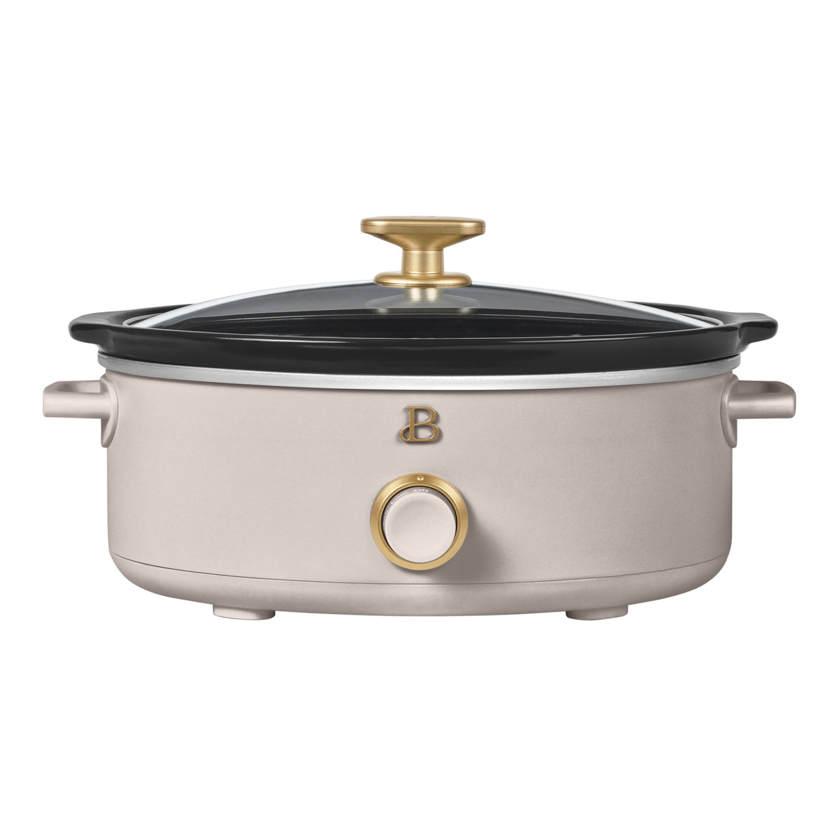 Beautiful 2.5 Qt Dip and Serve Manual Slow Cooker, Chocolate by Drew Barrymore
