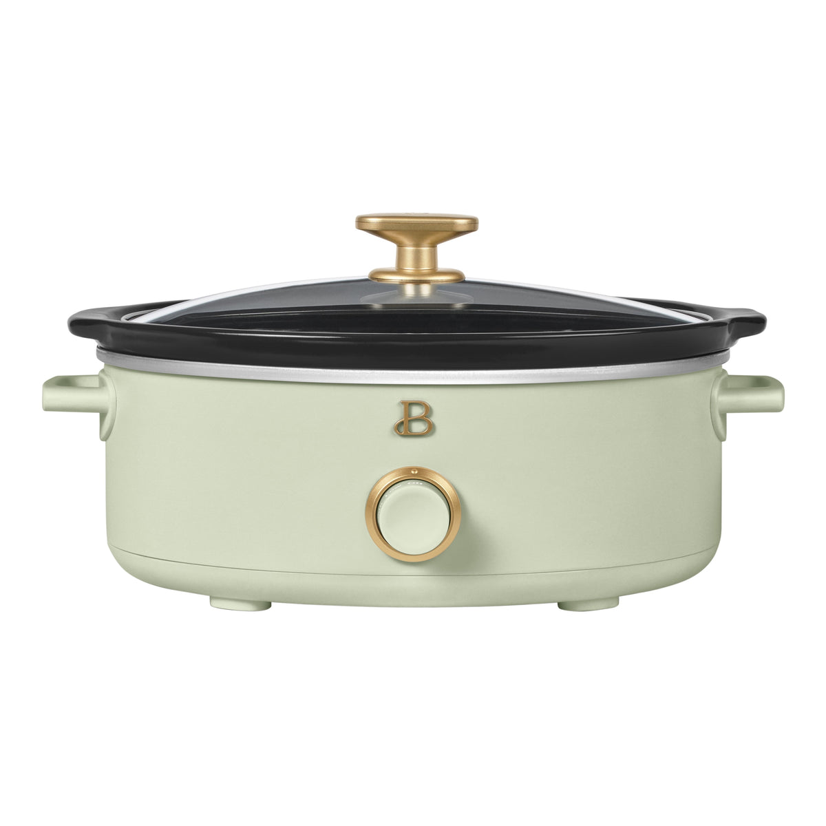 Beautiful 2.5 Qt Dip and Serve Manual Slow Cooker, Chocolate by Drew Barrymore