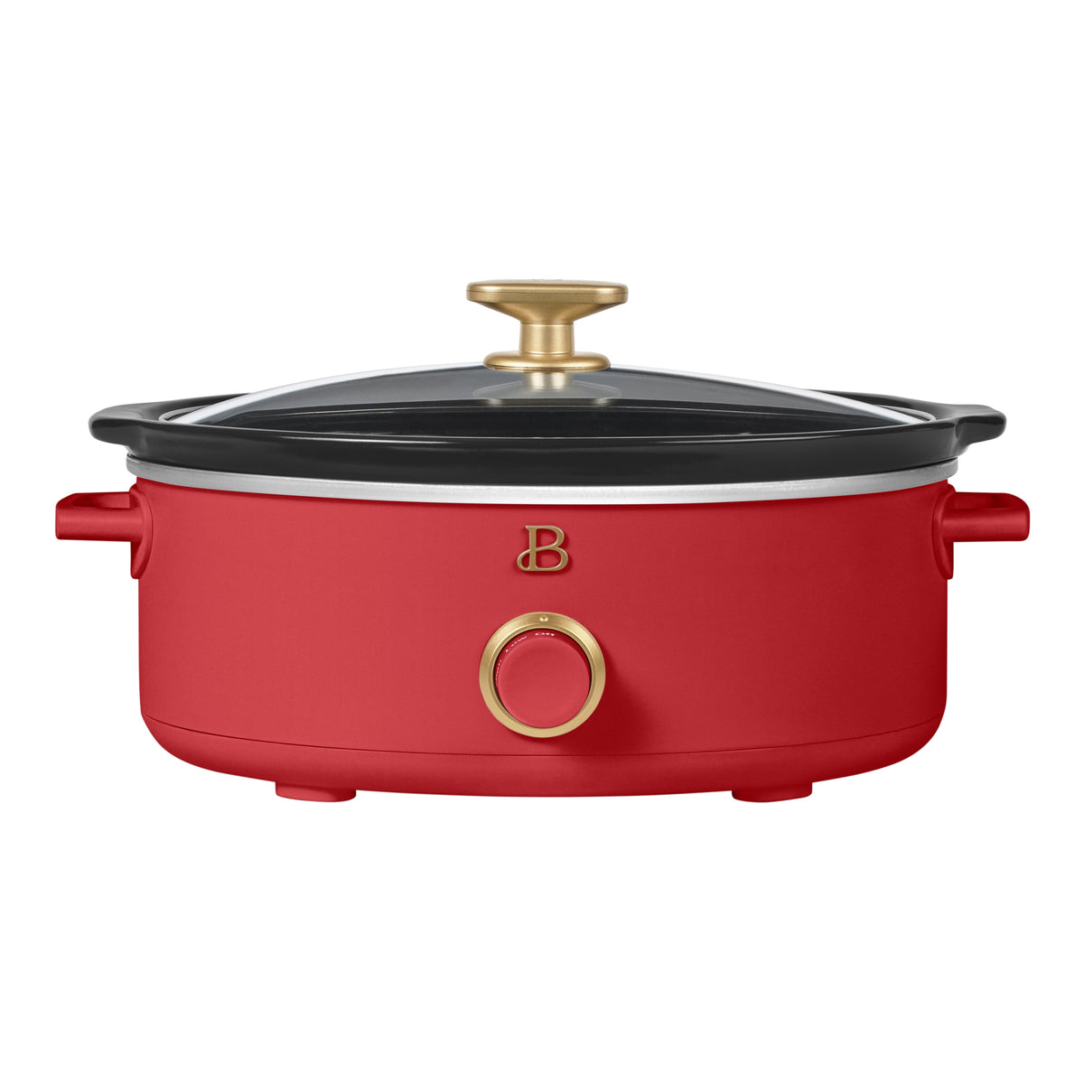 Beautiful 2.5 Qt Dip and Serve Manual Slow Cooker, Chocolate by Drew Barrymore