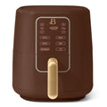 Beautiful 3 Qt Air Fryer with TurboCrisp Technology, EverGood Non-Toxic Ceramic Nonstick Coating, Chocolate by Drew Barrymore