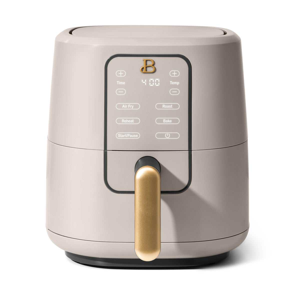 Beautiful 3 Qt Air Fryer with TurboCrisp Technology, EverGood Non-Toxic Ceramic Nonstick Coating, Chocolate by Drew Barrymore