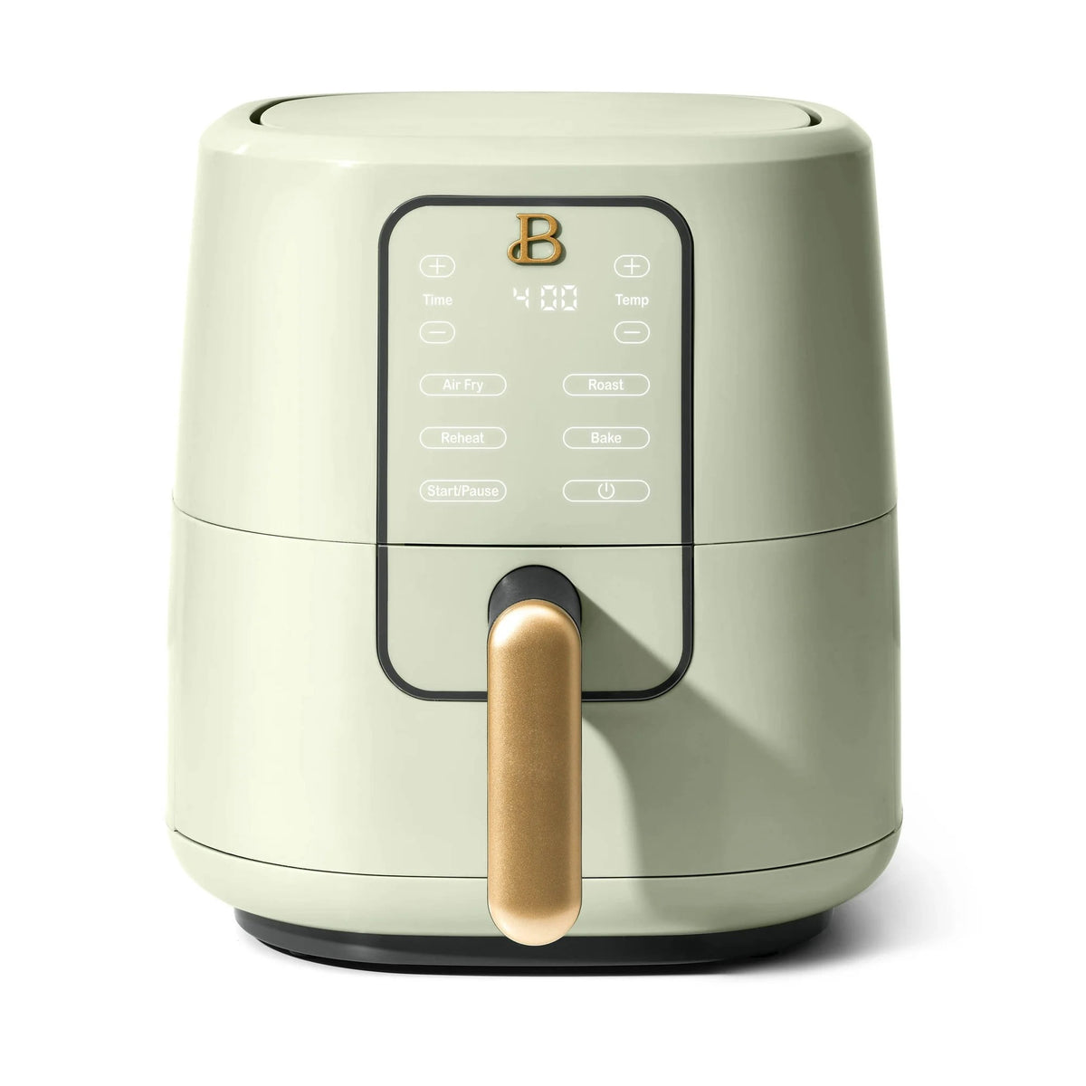 Beautiful 3 Qt Air Fryer with TurboCrisp Technology, EverGood Non-Toxic Ceramic Nonstick Coating, Chocolate by Drew Barrymore