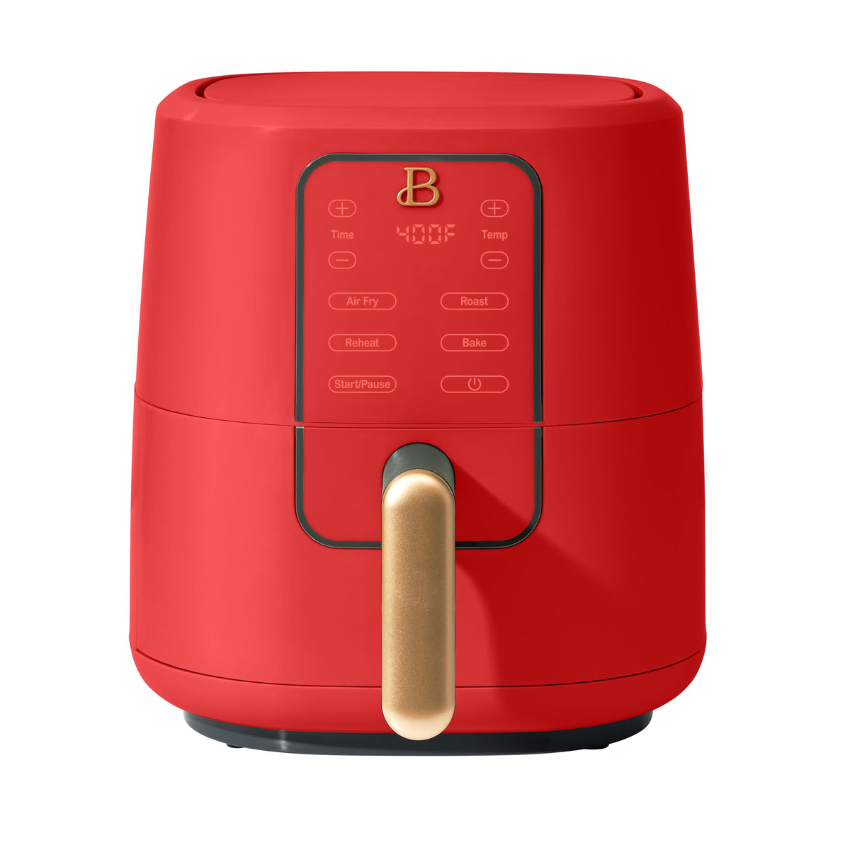 Beautiful 3 Qt Air Fryer with TurboCrisp Technology, EverGood Non-Toxic Ceramic Nonstick Coating, Chocolate by Drew Barrymore