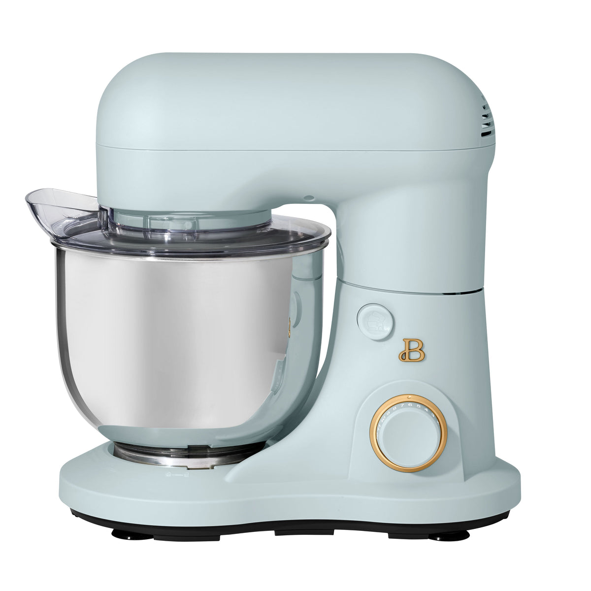 Beautiful 3.5 Qt Stand Mixer with Flat Beater, Dough Hook, Balloon Whisk, Chocolate by Drew Barrymore