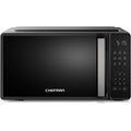 Chefman Countertop Microwave Oven 0.7 Cu. Ft., 700 Watts with 3 Presets and 10 Power Levels - Black