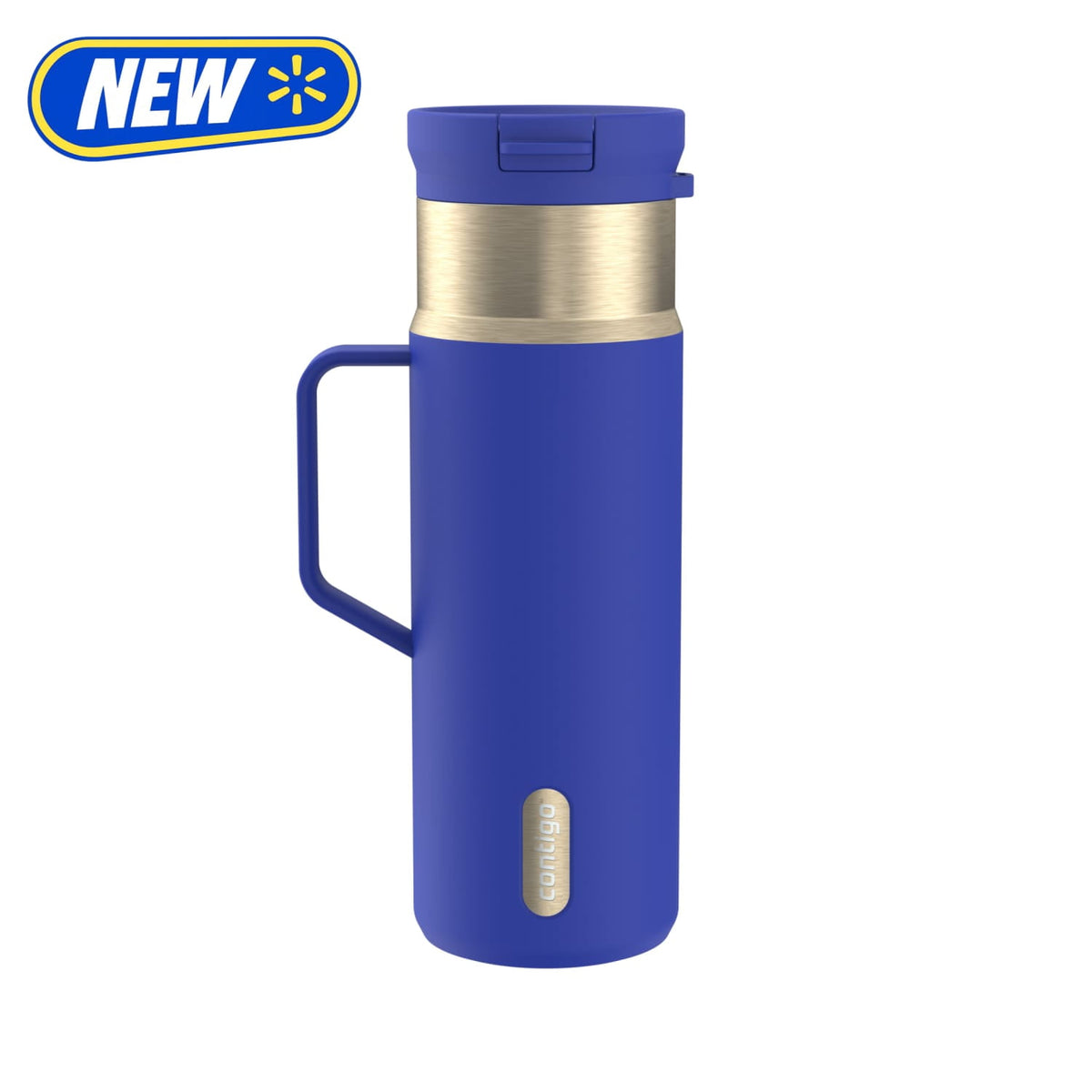Contigo 20oz SnapSeal Insulated Stainless Steel Tumbler, Oatmilk Cream/Champagne