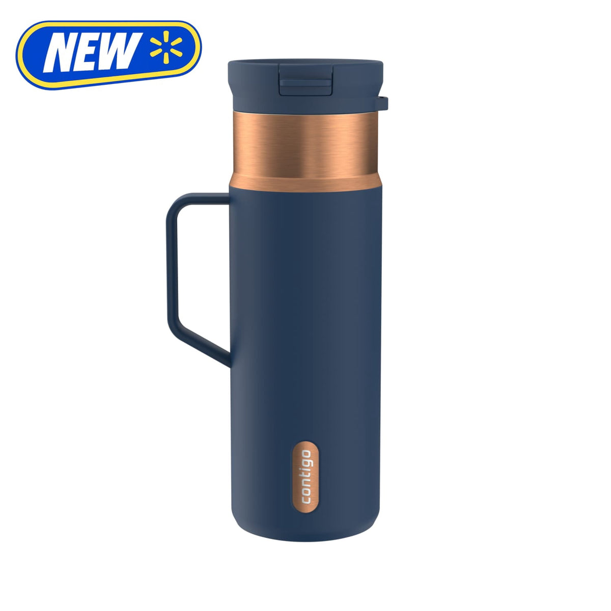 Contigo 20oz SnapSeal Insulated Stainless Steel Tumbler, Oatmilk Cream/Champagne