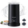 FETERVIC 5-in-1 Electric Frother, Touch Control Automatic Foam Maker, Warm Cold Heating Function for Latte Cappuccino Hot Chocolate