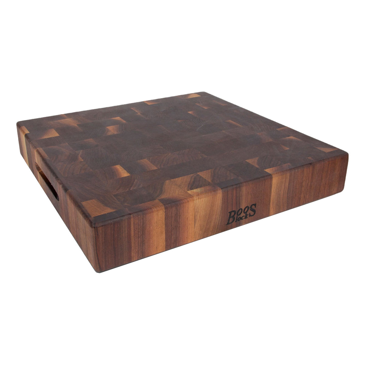 John Boos CCB Reversible Wood Chopping Board, 12" x 12" x 3", Maple