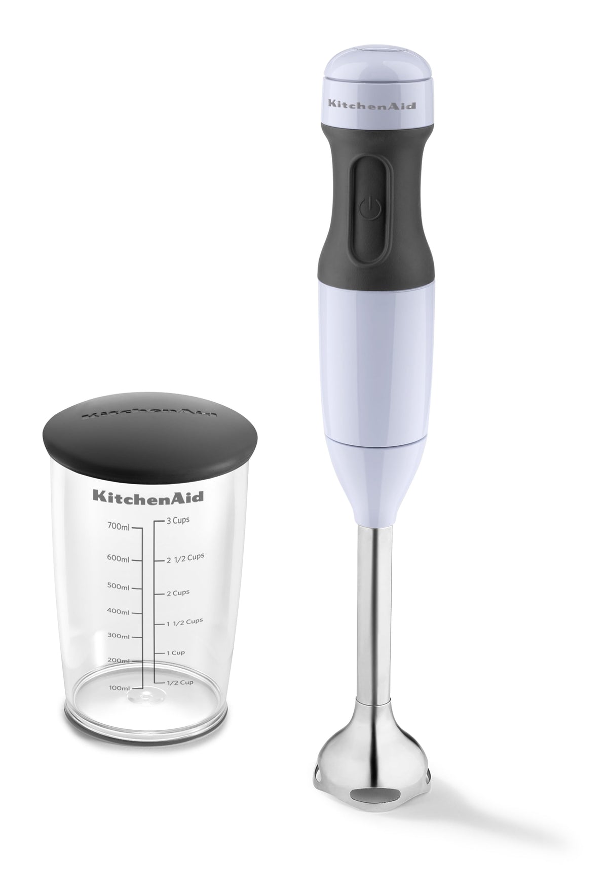 KitchenAid 2-Speed Corded Hand Blender, Onyx Black with Blending Jar and Lid, KHB1231OB