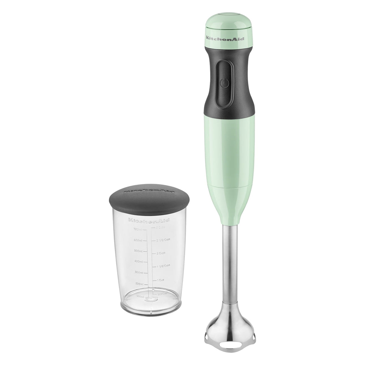 KitchenAid 2-Speed Corded Hand Blender, Onyx Black with Blending Jar and Lid, KHB1231OB