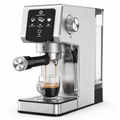 LINKChef 20-Bar Espresso Machine with Automatic Steam Wand, 1300W Professional Espresso Maker, 40 oz Removable Water Tank, Single & Double Shot