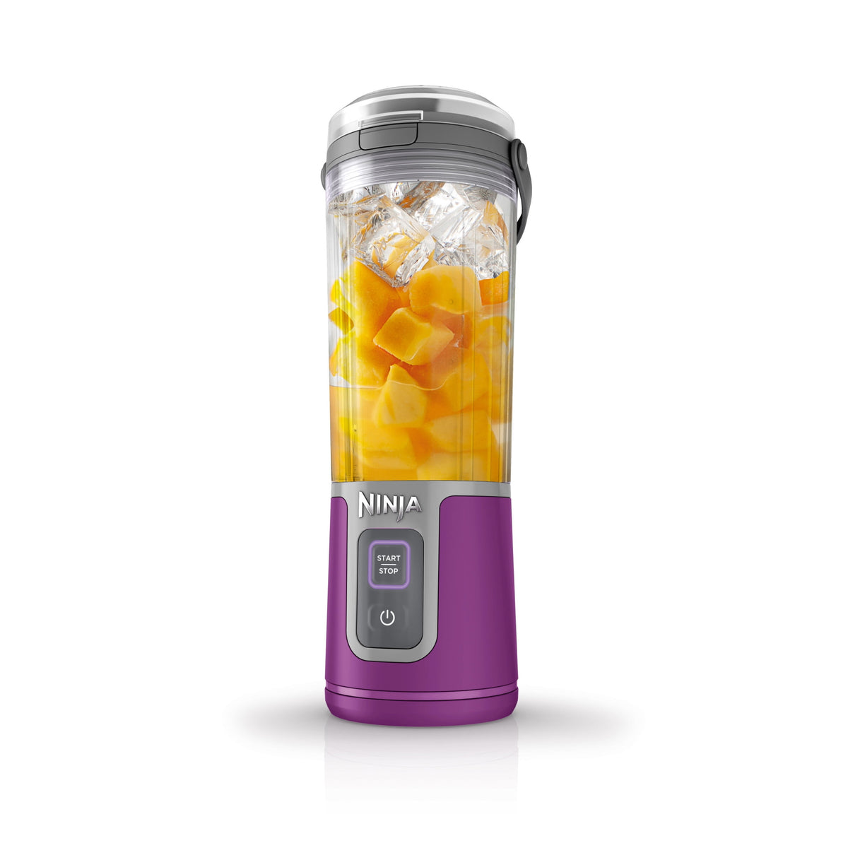 Ninja Blast Portable Personal 18 Oz Blender w/ Leak Proof Lid & Easy Sip Spout, Rechargeable Base, BC150PK Pink