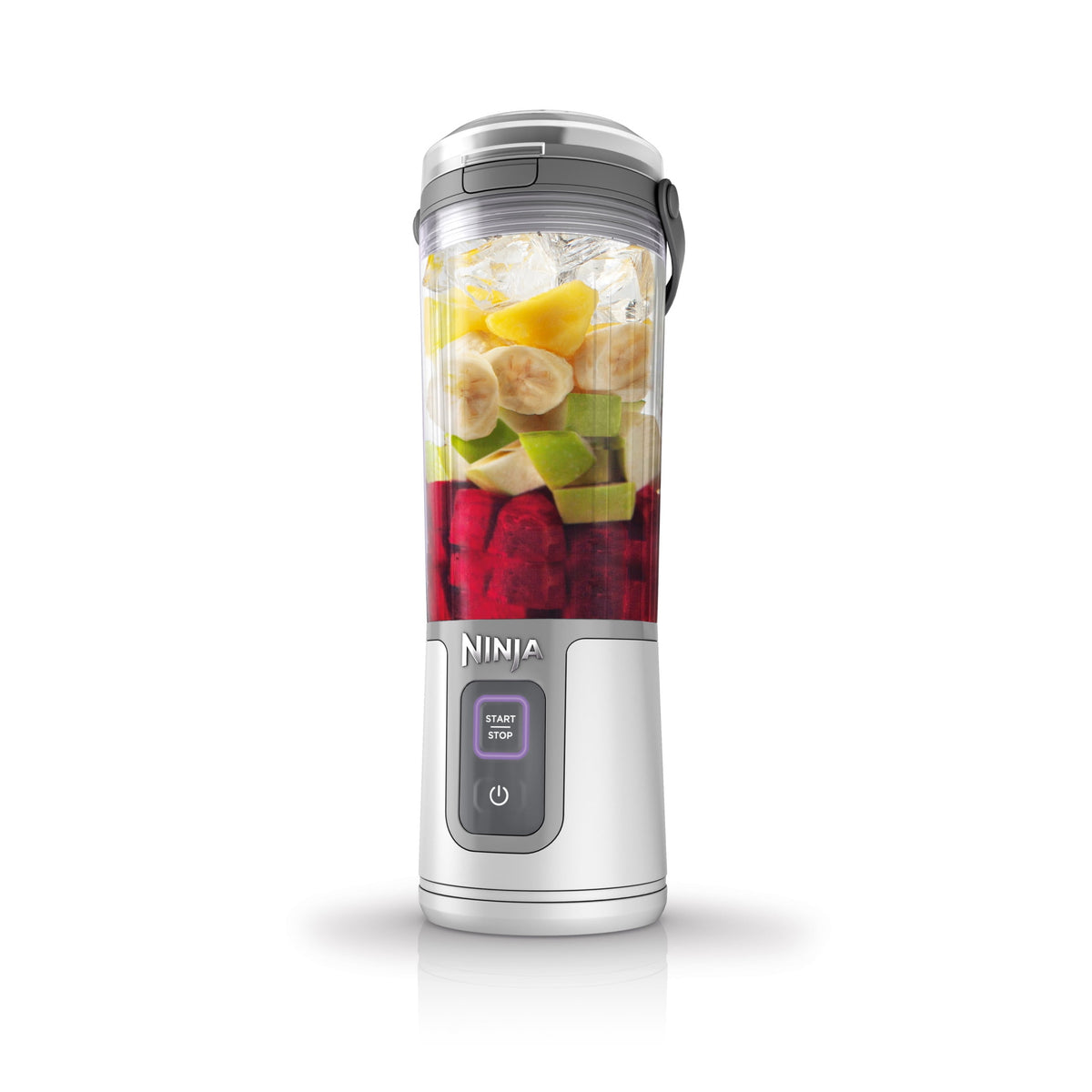 Ninja Blast Portable Personal 18 Oz Blender w/ Leak Proof Lid & Easy Sip Spout, Rechargeable Base, BC150PK Pink