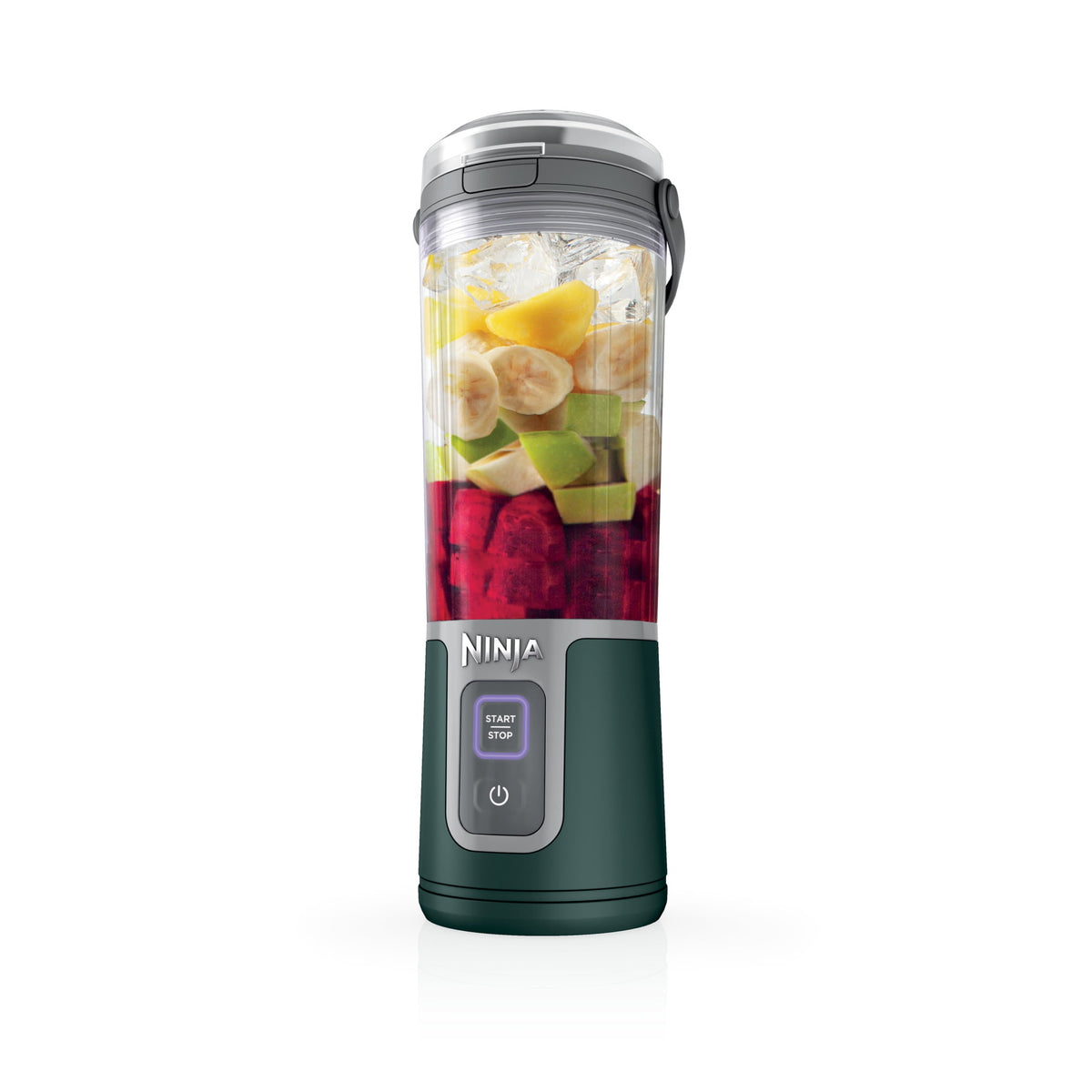 Ninja Blast Portable Personal 18 Oz Blender w/ Leak Proof Lid & Easy Sip Spout, Rechargeable Base, BC150PK Pink