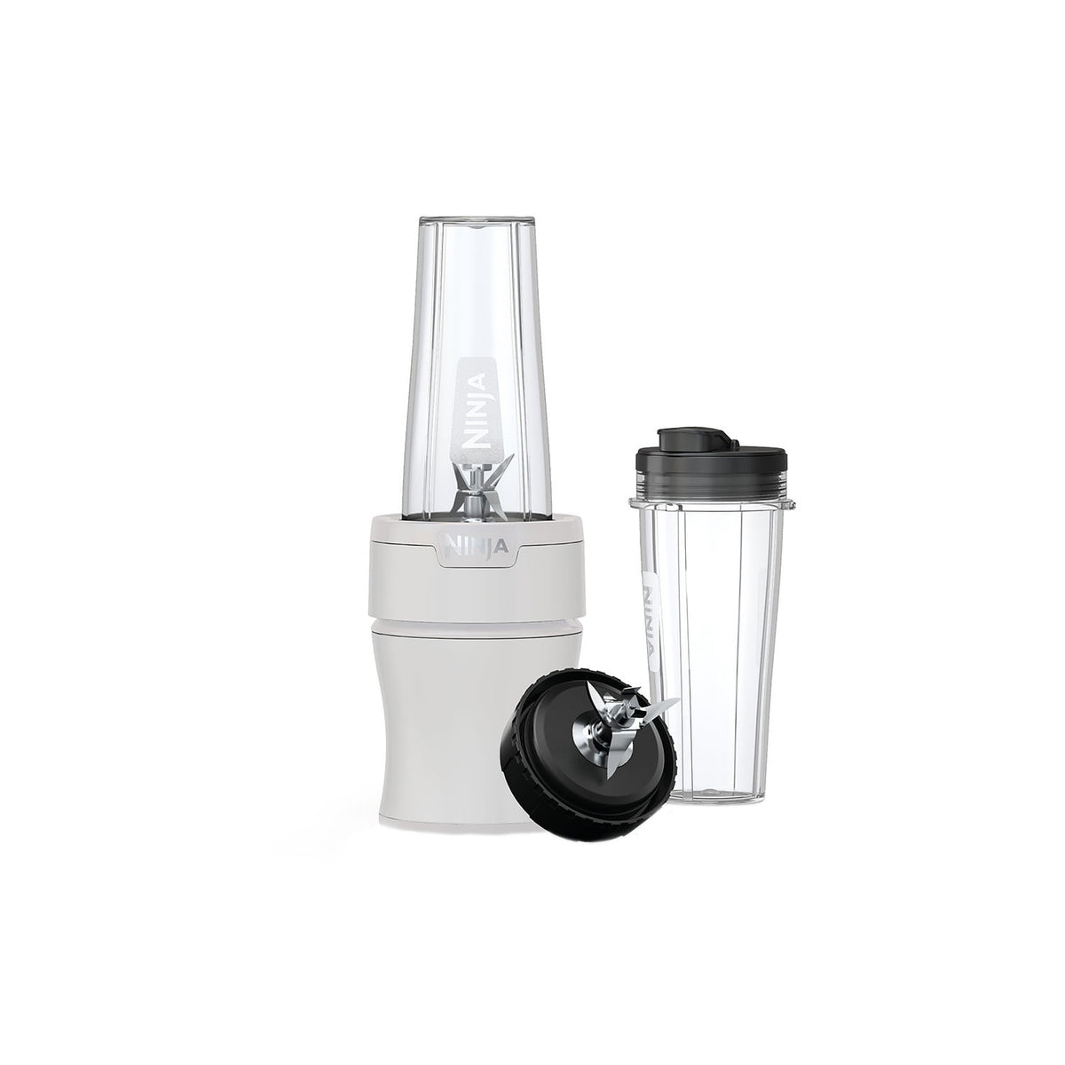 Ninja Nutri-Blender 20-Oz Personal Blender, (2) 20-Oz Dishwasher-Safe To-Go Cups, Smoothie, BN300GY Gray