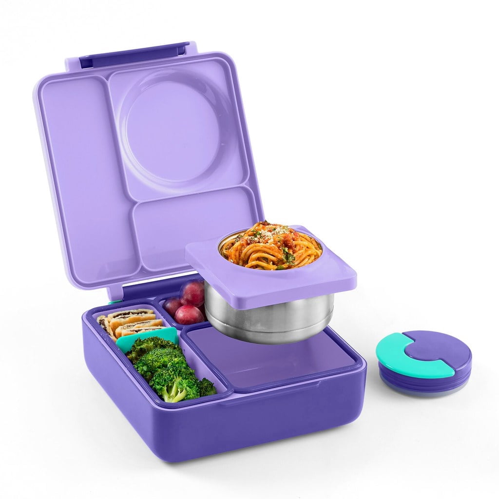OmieBox Bento Box for Kids - Insulated Bento Lunch Box with Leak Proof Thermos Food Jar - Blue Sky by OmieLife