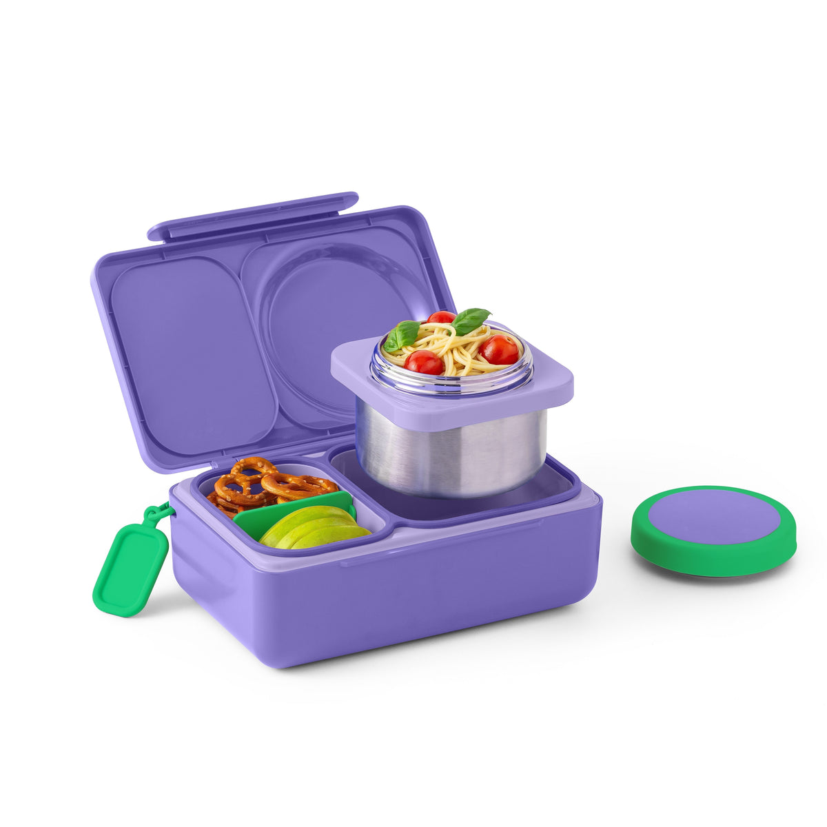 OmieBox UP is an Insulated Bento Lunch Box with a 12oz Thermos - Cosmic Blue by OmieLife
