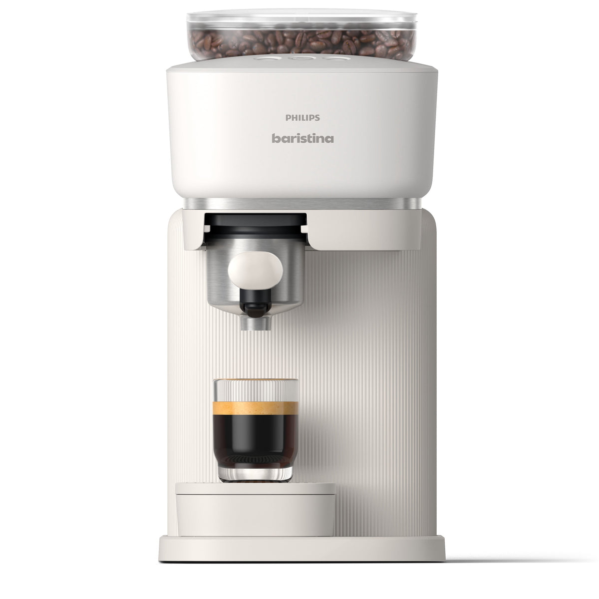 Philips Baristina Automatic Espresso Machine, Milky White