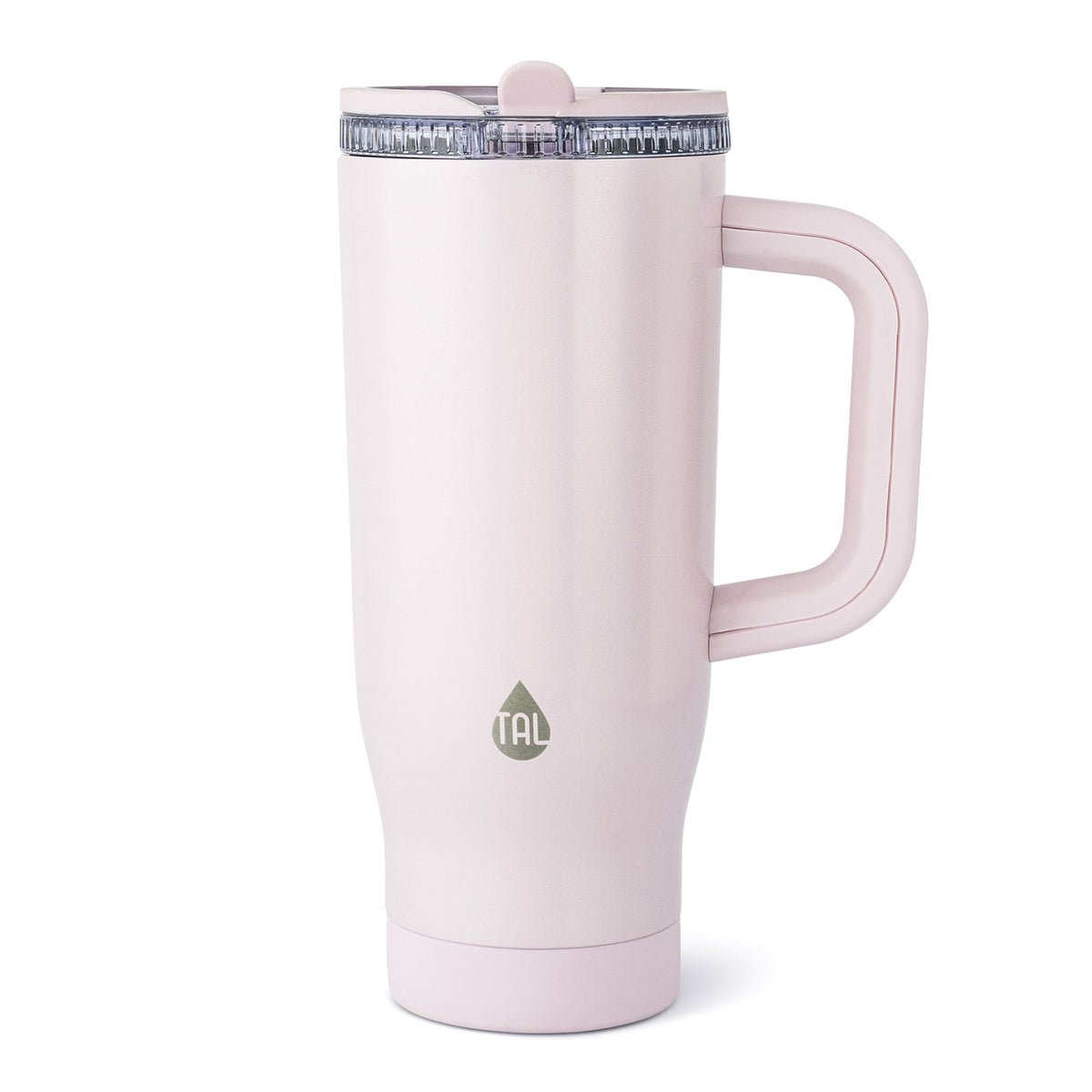 TAL 32oz Stainless Steel Skye Tumbler with Flip-Up Straw, Black
