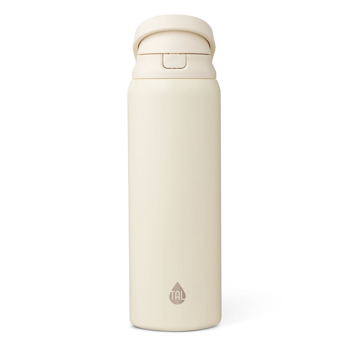 TAL 32oz Stainless Steel 2-in-1 Water Bottle with Straw and Chug Lid, Black