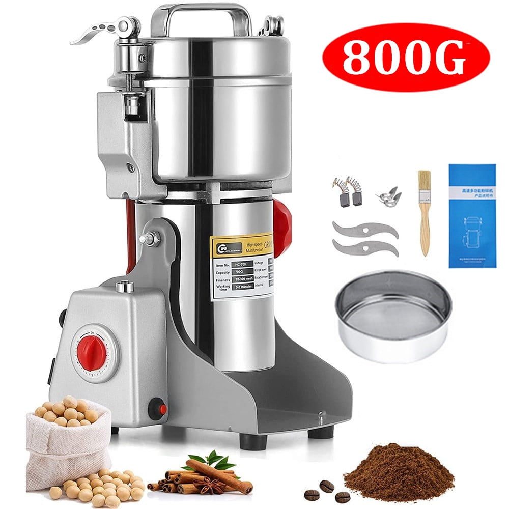 TOPCHANCES 2500g Commercial Spice Grinder Electric Herb Grain Mill Grinder 4200W High Speed Pulverizer