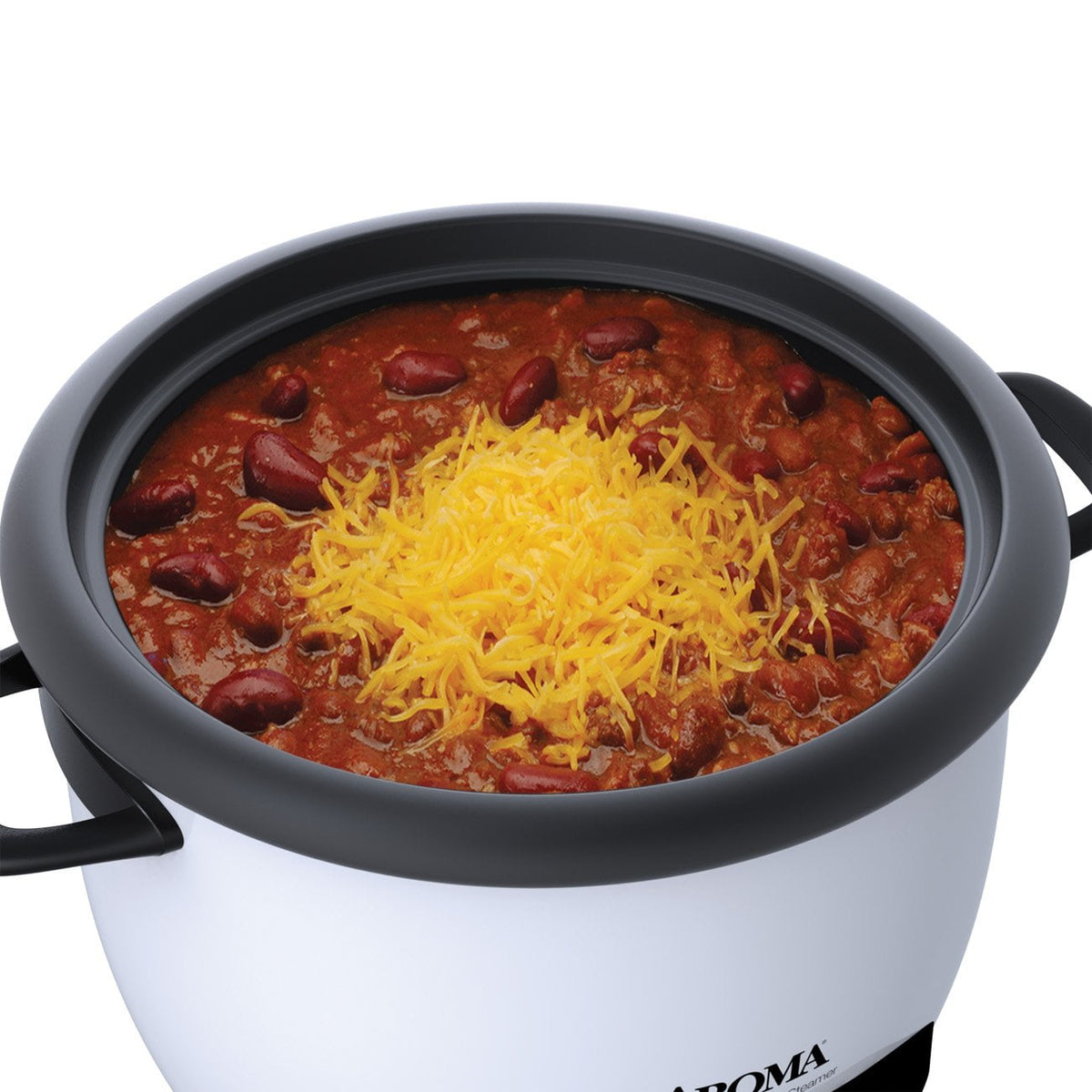 AROMA® 14-Cup (Cooked) / 3Qt. Rice & Grain Cooker, White, New, ARC-747-1NG