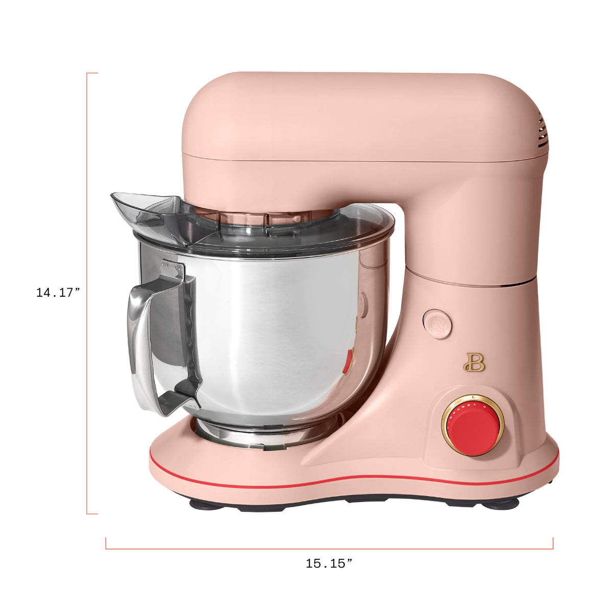 Beautiful 5.3 Qt Stand Mixer, Lightweight & Powerful with Tilt-Head, Chocolate by Drew Barrymore
