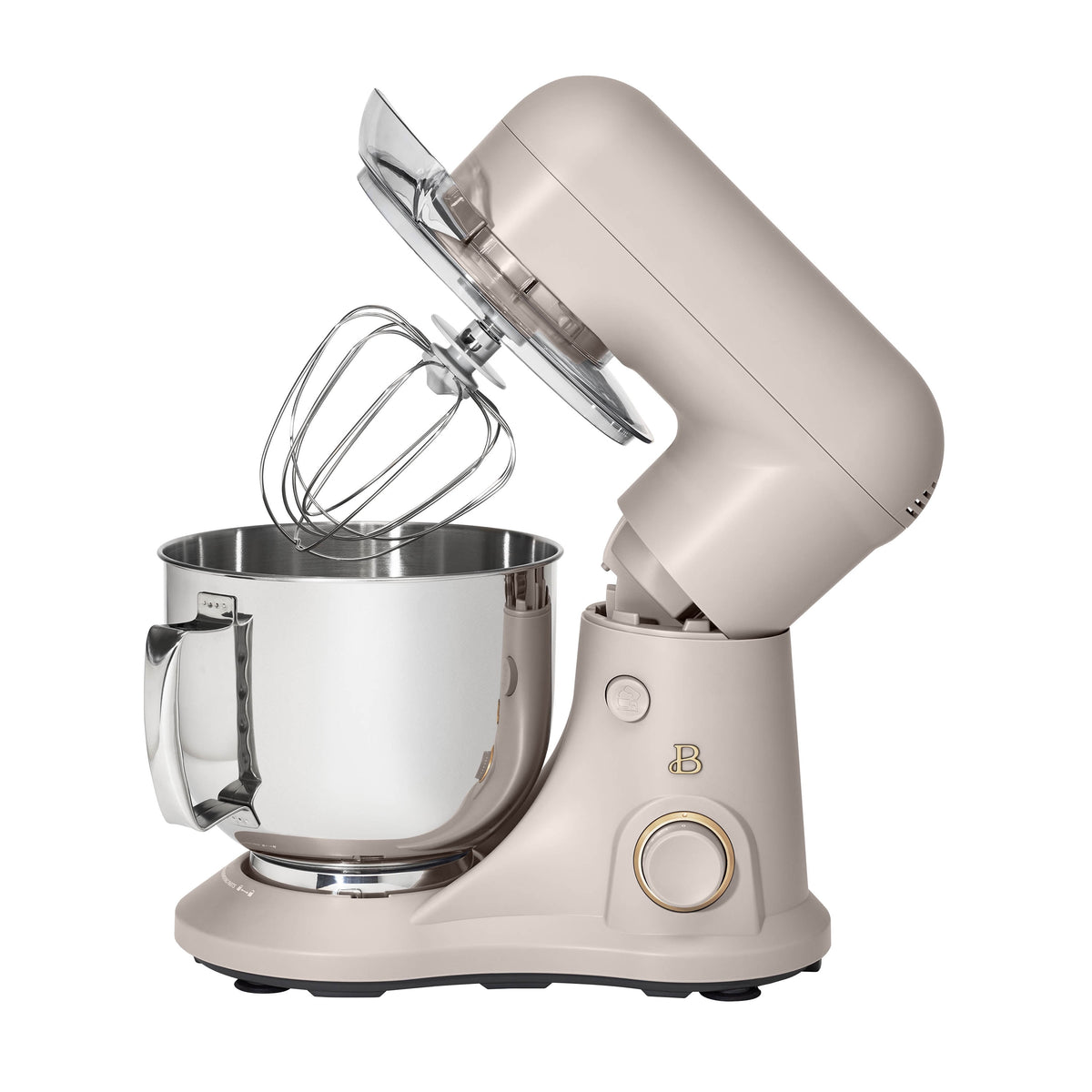 Beautiful 5.3 Qt Stand Mixer, Lightweight & Powerful with Tilt-Head, Chocolate by Drew Barrymore