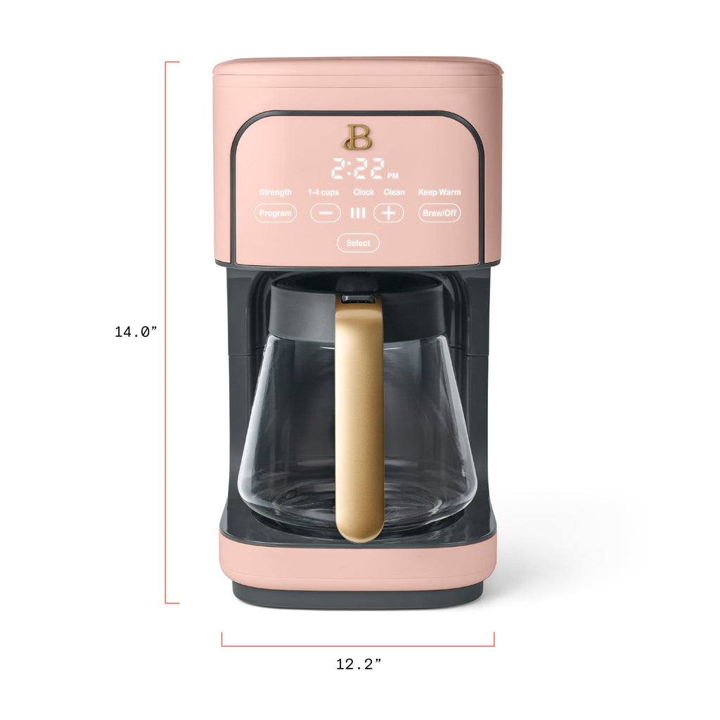 Beautiful 12 cup Programmable Coffee Maker, Thyme Green by Drew Barrymore