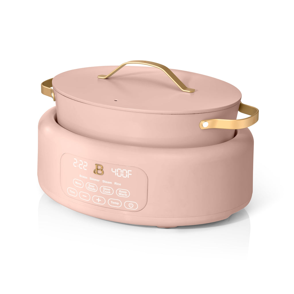 Beautiful 10 in 1, 6 Qt Electric Multi-Cooker, Thyme Green by Drew Barrymore
