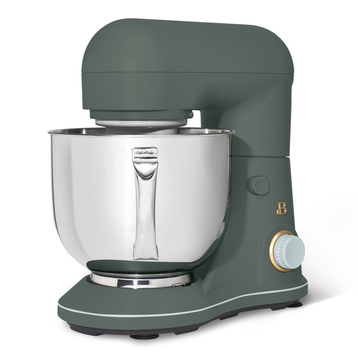 Beautiful 5.3 Qt Stand Mixer, Lightweight & Powerful with Tilt-Head, Chocolate by Drew Barrymore
