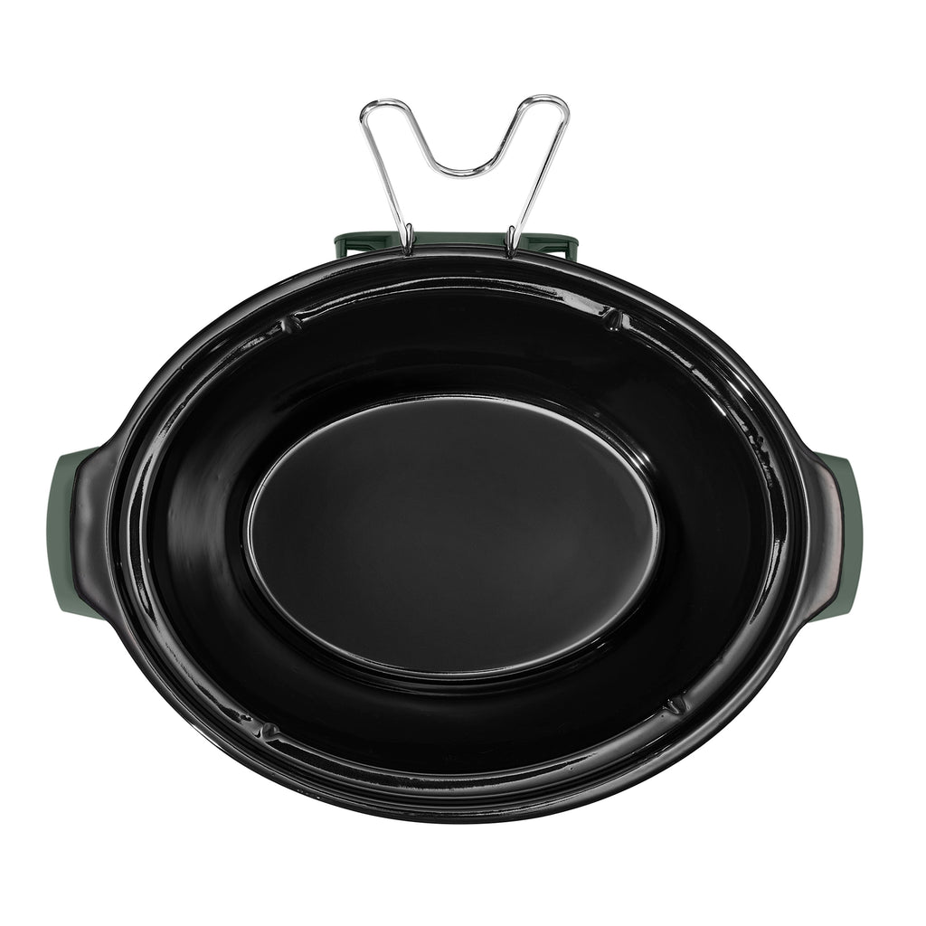Beautiful 6 Qt Programmable Slow Cooker, Thyme Green by Drew Barrymore