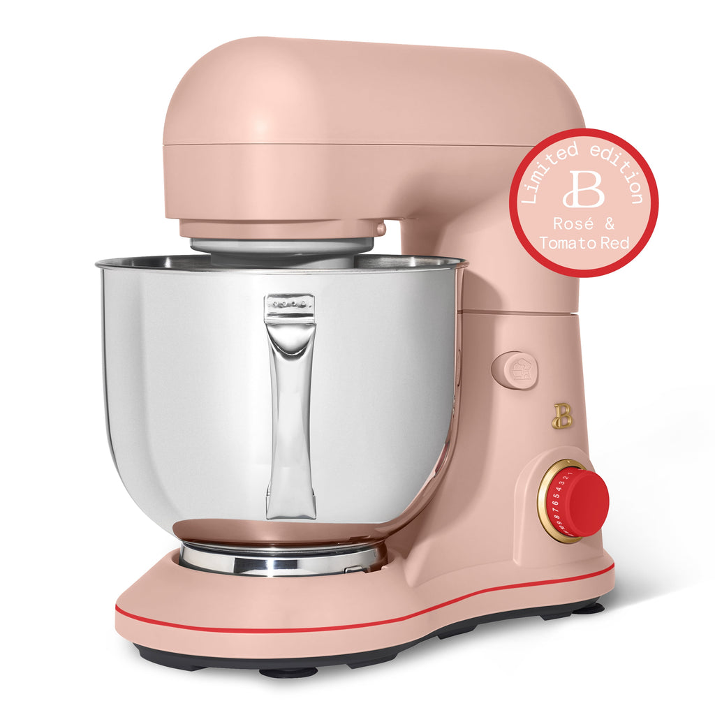 Beautiful 5.3 Qt Stand Mixer, Lightweight & Powerful with Tilt-Head, Chocolate by Drew Barrymore