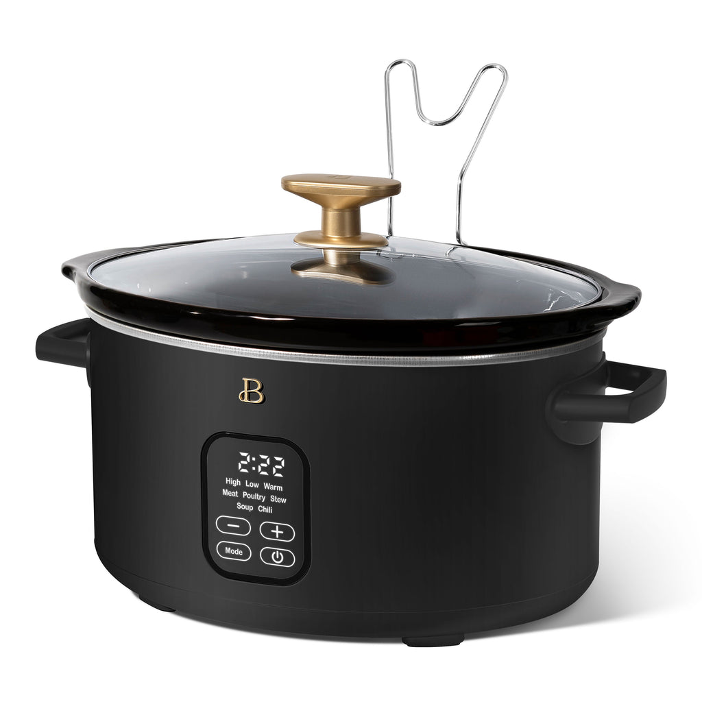 Beautiful 6 Qt Programmable Slow Cooker, Thyme Green by Drew Barrymore