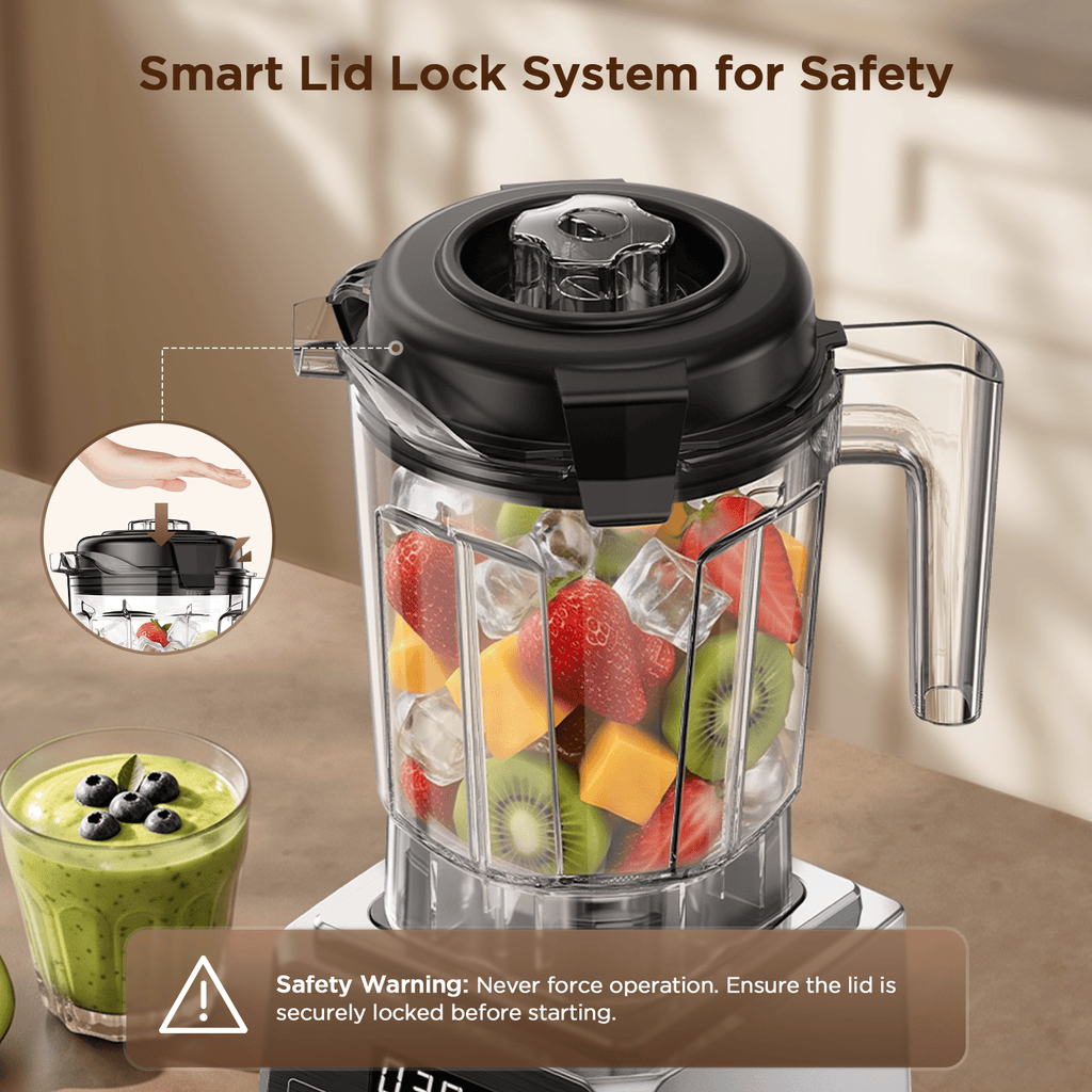 Teendow Blenders for Kitchen, 8 Presets Countertop Smoothie Professional Blender