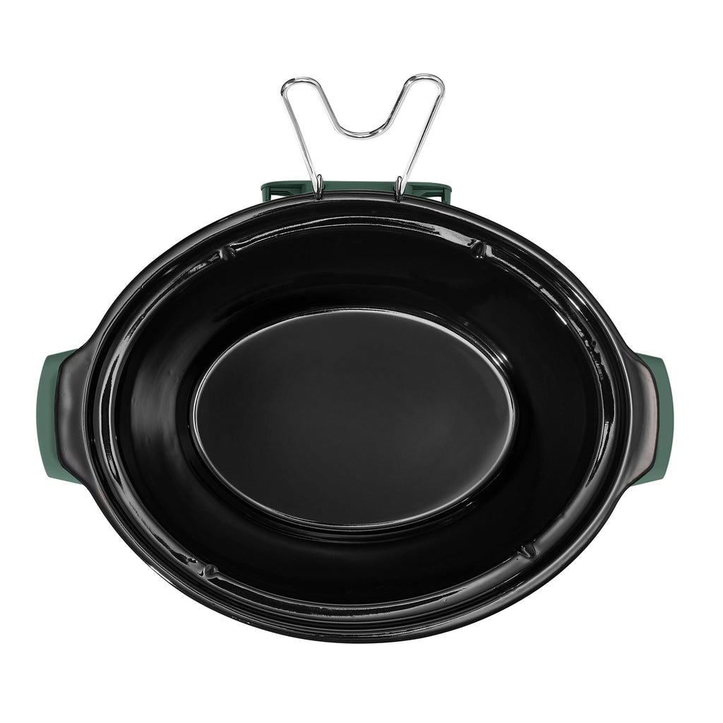 Beautiful 6 Qt Programmable Slow Cooker, Thyme Green by Drew Barrymore