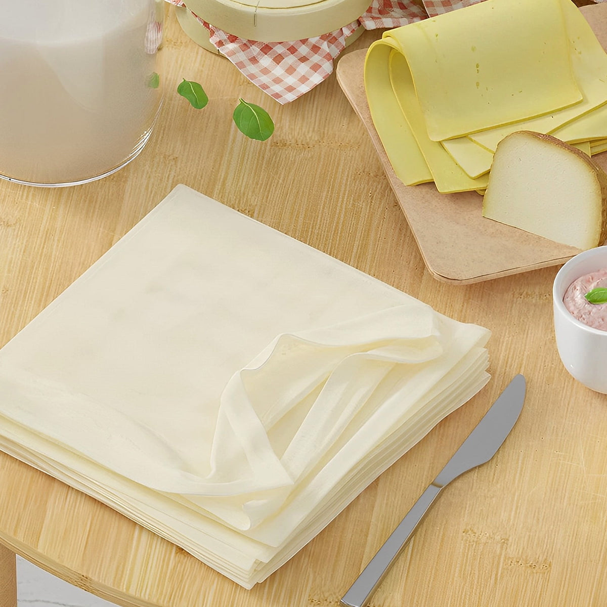 Jetcloudlive 12Pcs Cheese Cloths Natural Unbleached Cotton Cheesecloth 20 inch Square Cheese Cloths Reusable Organic Cheesecloth Cotton Cloth Strainer for Coffee Brewing Juicing Straining Making