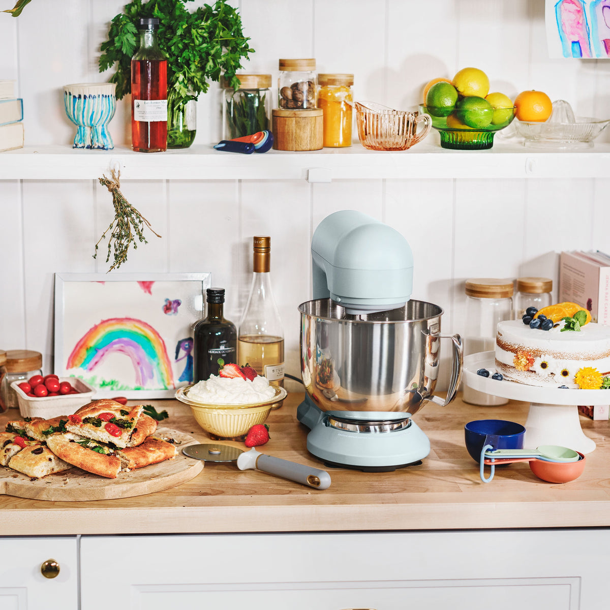 Beautiful 5.3 Qt Stand Mixer, Lightweight & Powerful with Tilt-Head, Chocolate by Drew Barrymore